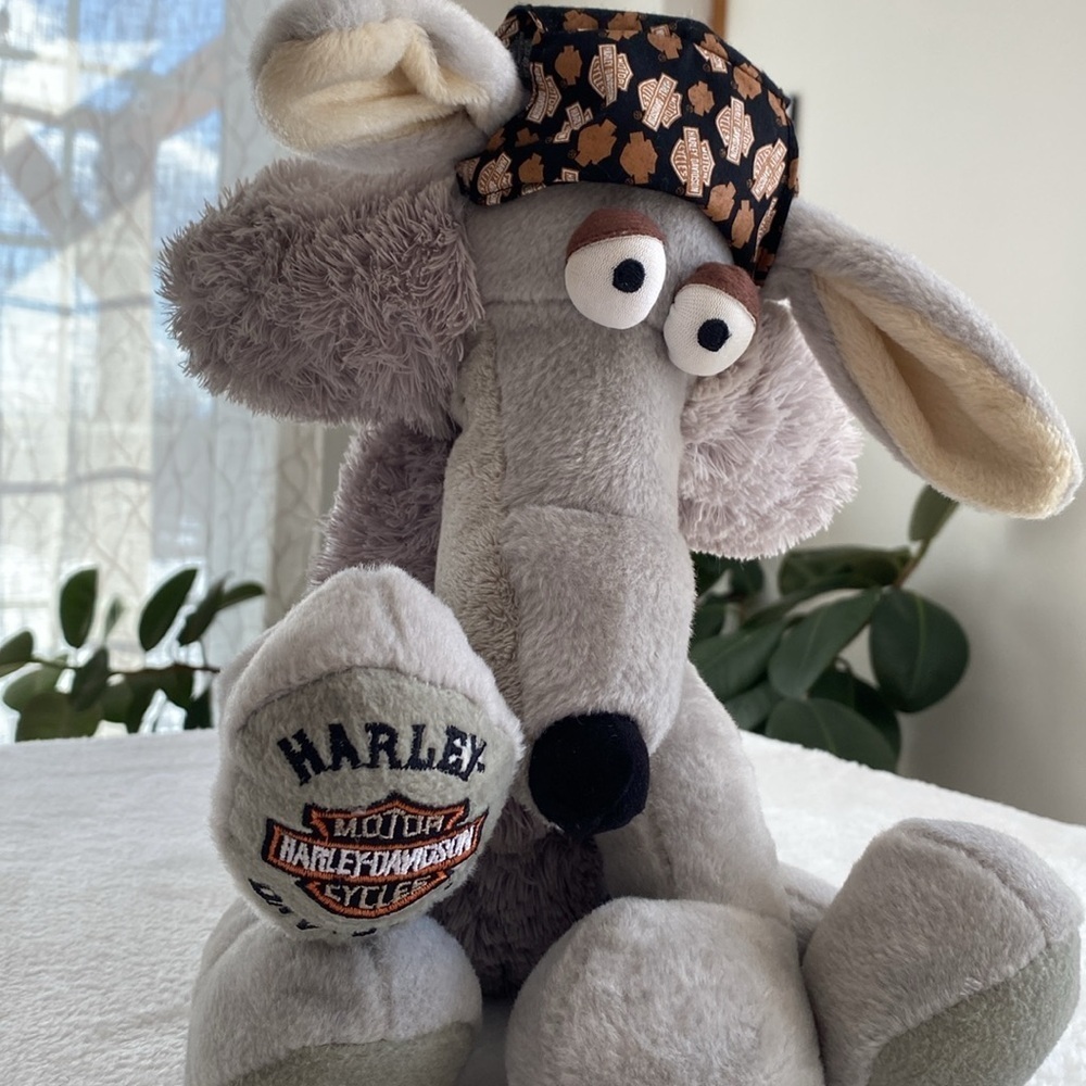 Harley Davidson Coyote Stuffed Plushy Named Harley. This is your new mascot! - Picture 3 of 10